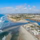 aerial view of del mar, california