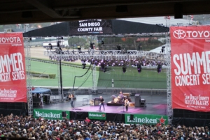 Concert at the annual Toyota Summer Concert Series at the Del Mar Fairgrounds