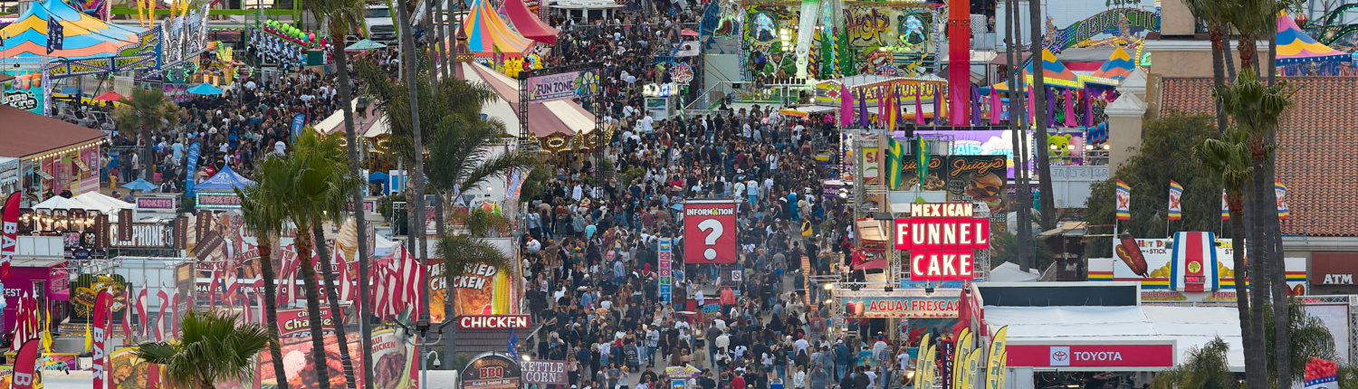 Central walk at San Diego County Fair