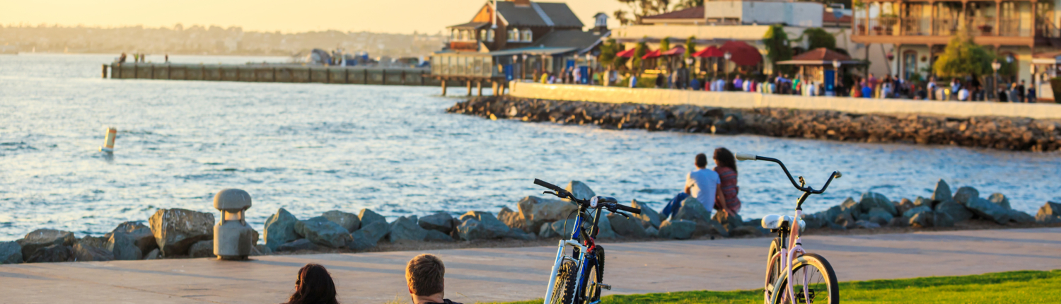 Sunset at San Diego Waterfront