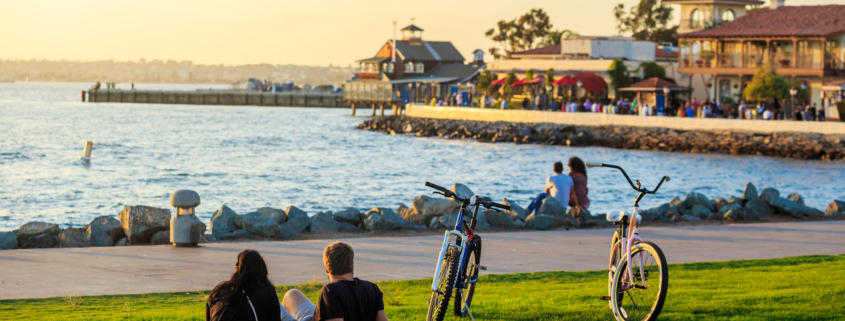 Sunset at San Diego Waterfront